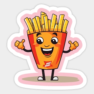 kawaii french fries T-Shirt cute  gilrl Sticker